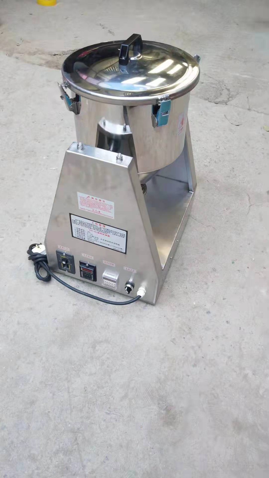 小型商用干粉飼料攪拌機不銹鋼腰鼓式顆粒粉末調料混合混料拌料機