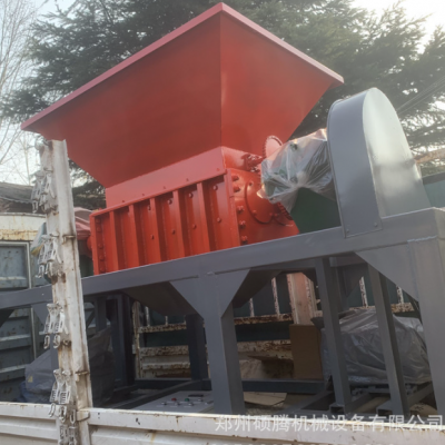 生物桔桿園林垃圾木材粉碎機 1000型樹根原木撕碎機 小型撕碎機