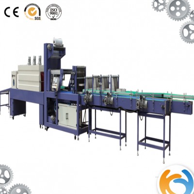 全自動(dòng)礦泉水膜包機(jī) 全自動(dòng)熱收縮包裝機(jī) 瓶裝水飲料瓶打包機(jī)