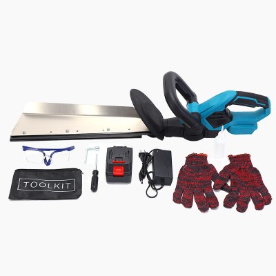 跨境鋰電綠籬機便攜式充電茶樹葉籬笆剪園林修小型無線綠化修剪機