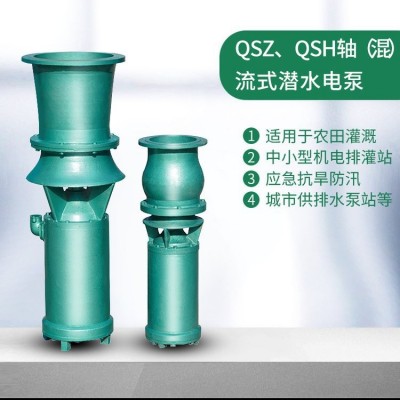 抽河水泵 潛水泵三相電 380V 農田灌溉水泵 軸流泵 混流泵龍事達