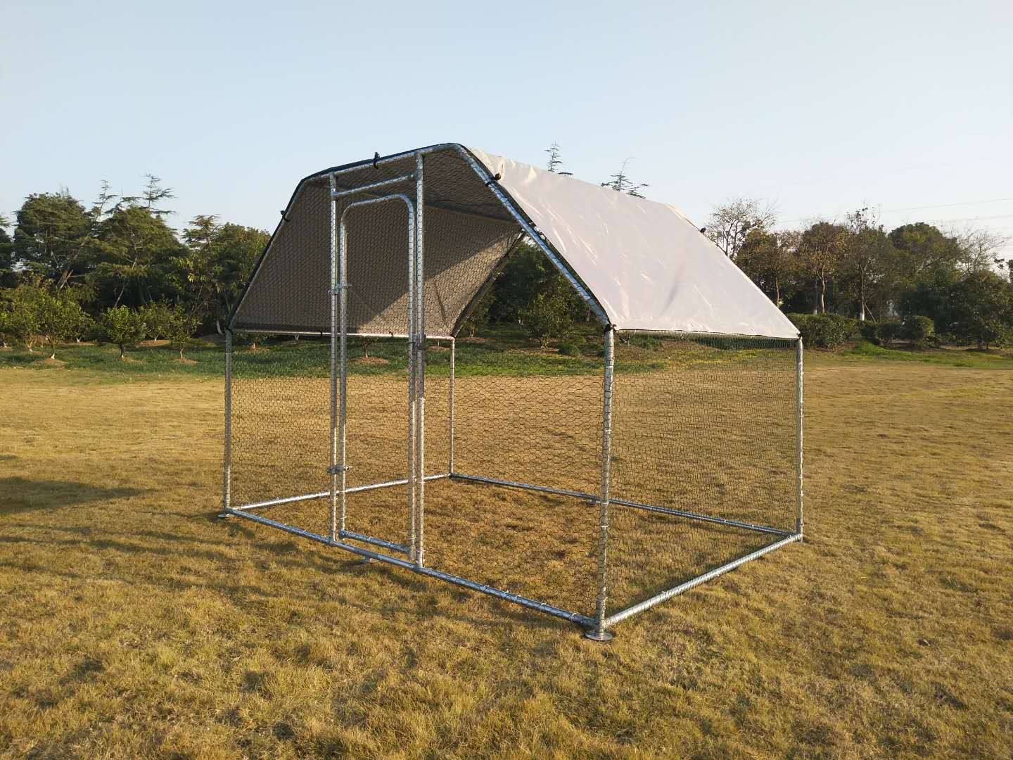 戶外大型狗跑籠雞籠鍍鋅管電商（dog run cage kennel）