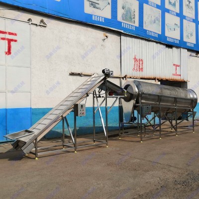 毛豆去雜清洗機 連續高壓滾筒清洗機 毛豆風選清洗成套設備廠家