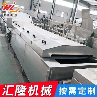 扇貝生蠔蒸汽加熱蒸煮機 蛤蜊連續(xù)式漂燙機 海蠣子蛤蜊去殼機