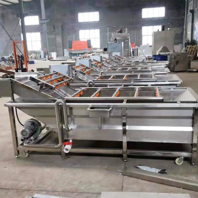 全自動(dòng)凈菜清洗設(shè)備洗菜機(jī)商用果蔬氣泡清洗機(jī) 海鮮小龍蝦清洗機(jī)