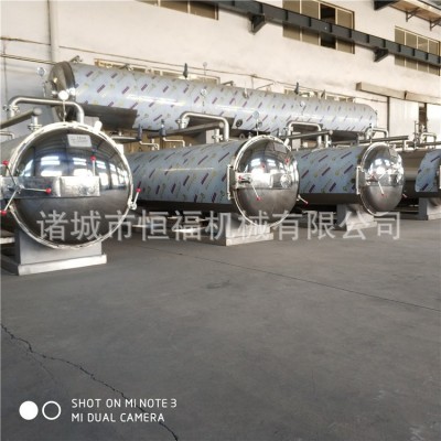 牛肉干全套生產流水線 小型食品高溫滅菌鍋 魚罐頭高壓殺菌鍋廠家