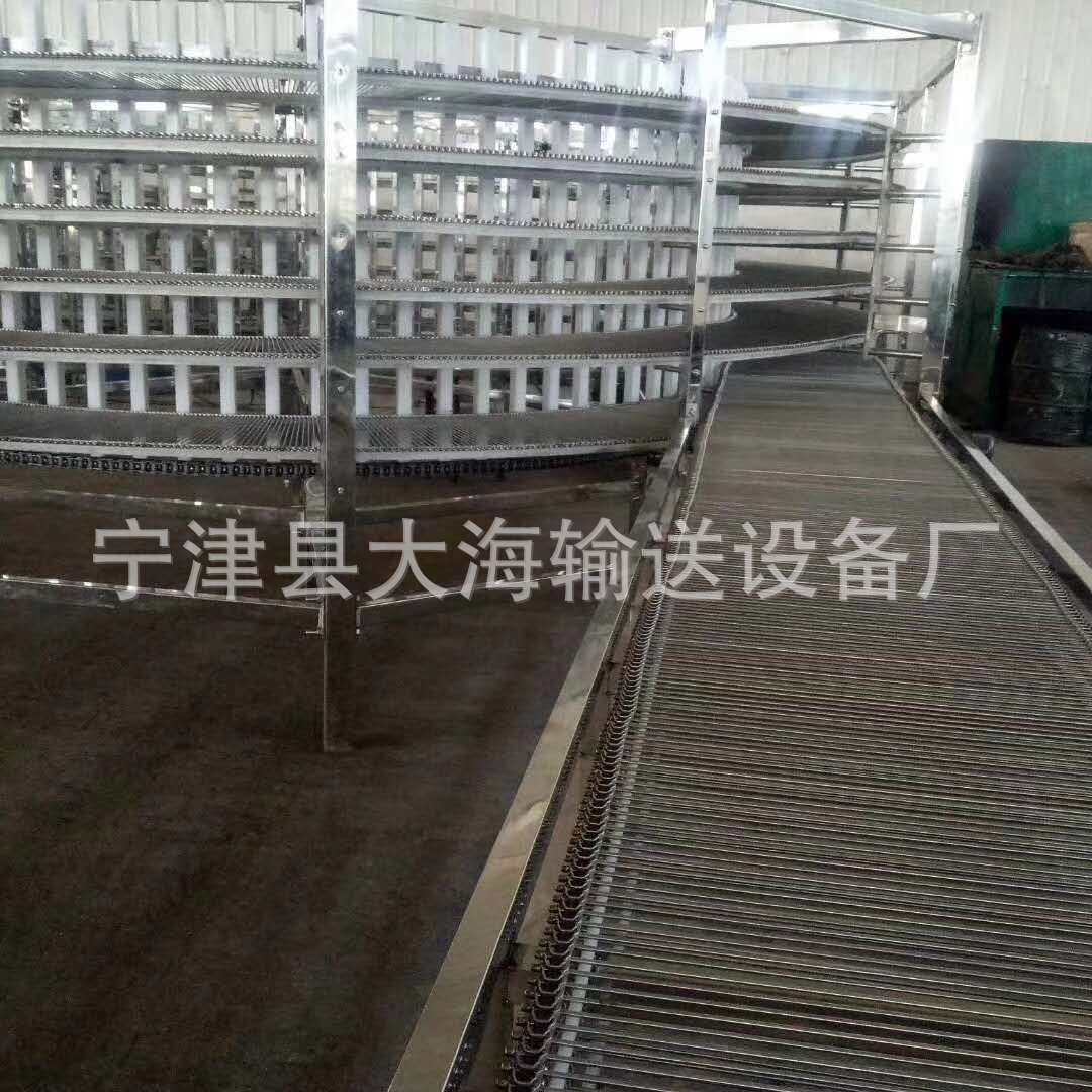 多層水餃螺旋塔式輸送機 晾曬冷卻塔輸送機