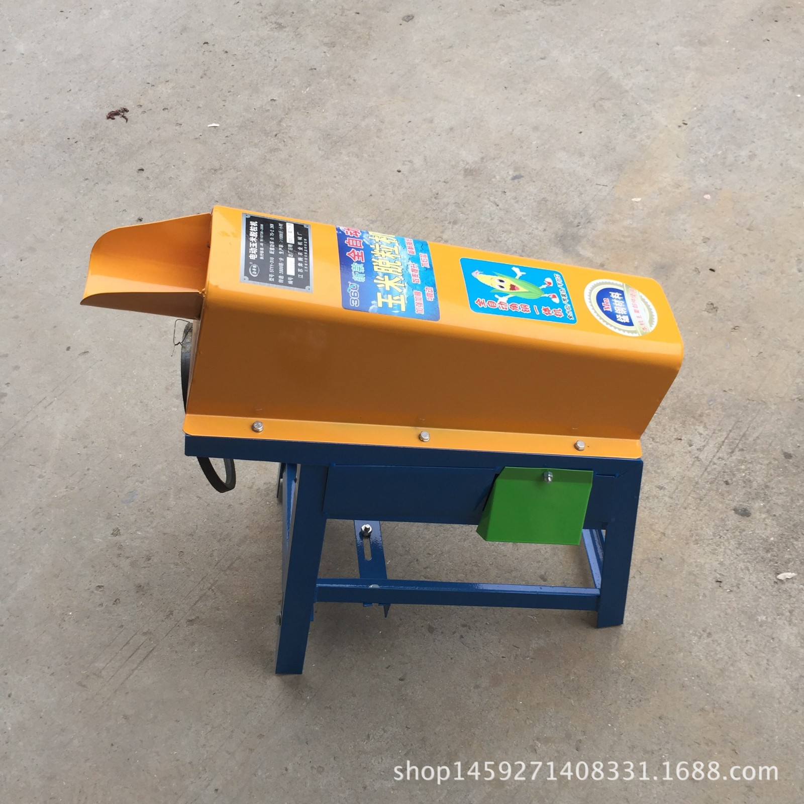 批發(fā)家用小型新款加厚全自動玉米脫粒機不爛芯省時省力