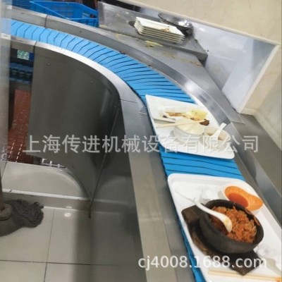 供應(yīng)餐盤輸送機 自由組裝式餐盤回收輸送機 校園餐廳餐具流水線