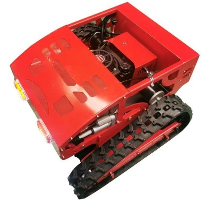 新型微型手推式山地自動履帶割草機機器人使用方便