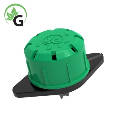 廠家供應 可調節流量滴頭 八孔大滴頭 綠帽滴頭 管上滴頭