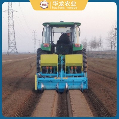 華龍精整起壟機_牽引式旋耕起壟施肥覆膜覆膜一體機_農(nóng)機廠家