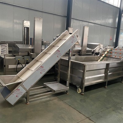 果蔬清洗機(jī) 噴淋式中藥材氣泡清洗機(jī) 洗菜機(jī) 葉菜類清洗流水線