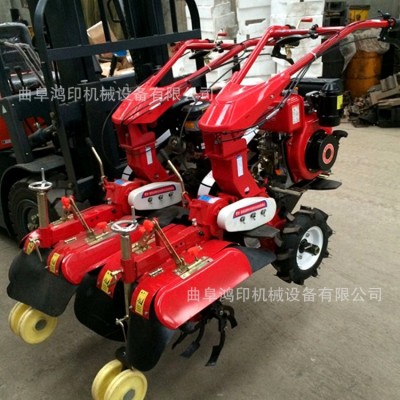 柴油8馬力手扶開溝機 蔥姜地開溝培土機 自走式開溝機