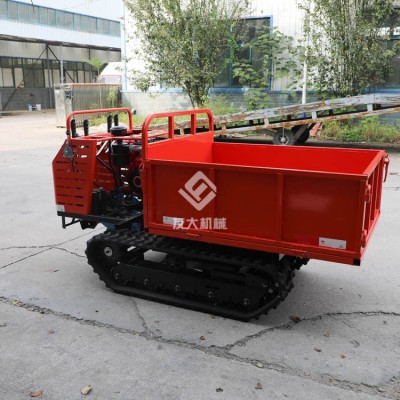 友大750型履帶自卸翻斗車 四川果園農(nóng)田農(nóng)用爬山虎 自卸履帶運(yùn)輸