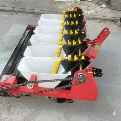 大蒜播種機 拖拉機牽引六行種蒜機 手推汽油蒜瓣點播機