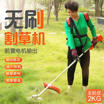無刷充電式電動(dòng)割草機(jī)背負(fù)園林打草機(jī)割灌機(jī)農(nóng)用家用果園除草機(jī)