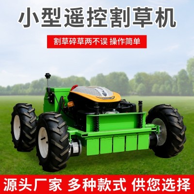 源頭工廠小型輪式割草機 四驅油電兩用割草機 球場修剪園林割草機