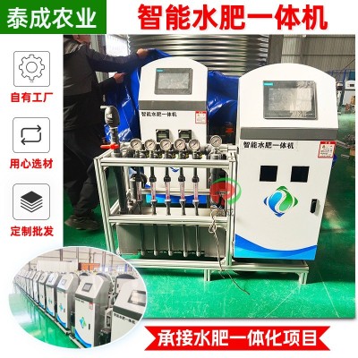 藍莓草莓精準施肥機 高標準農田遠程灌溉 10寸屏三通道水 肥一體機