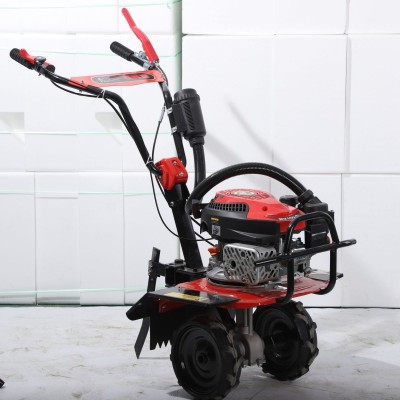 手推式微耕機水旱兩用四沖程大馬力多功能農用耕地機汽油鋤草機