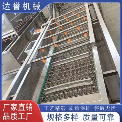 達譽機械 凈菜加工流水線 果蔬氣泡清洗機 廠家直售 質量保證