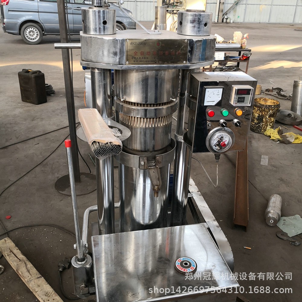 大型香油壓榨設備 液壓榨油機 全自動壓榨濾油機