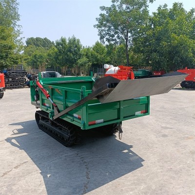 1.5噸自上料履帶運輸車 液壓后翻斗履帶爬山虎 全地形農(nóng)用履帶車