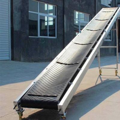 批發折疊式皮帶機 益民定制簡易型輸送機 6米玉米裝卸車傳送帶