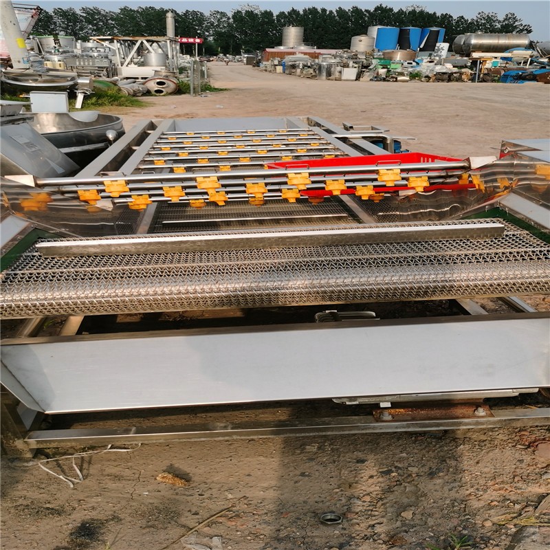 出售二手連續式凈菜加工設備全自動氣泡清洗機蔬菜水果氣泡清洗機