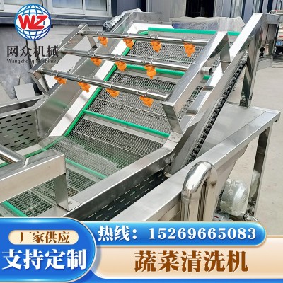 毛豆氣泡果蔬清洗機 商用多功能酸菜脫鹽清洗機 辣椒噴淋清洗設備