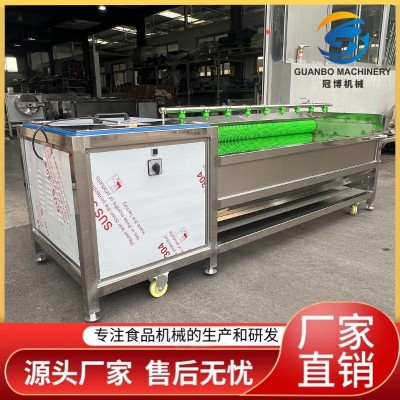 全自動紅薯毛輥去皮清洗機 貝類海鮮毛輥清洗機設備 蘿卜清洗設備