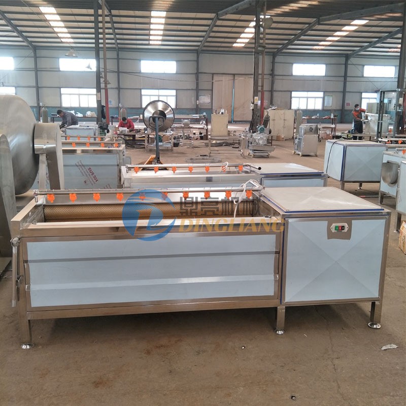廠家供應根莖類蔬菜清洗去皮機 全自動蘿卜清洗機蔬菜加 工廠設備