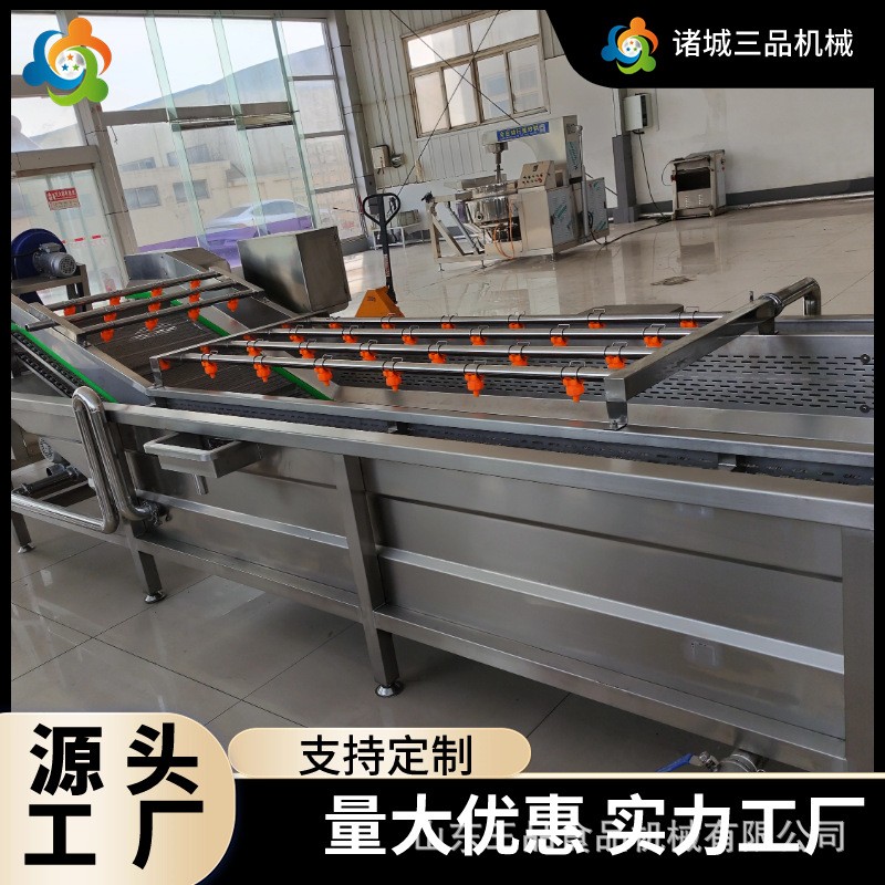 中藥材氣泡清洗機商用大型多功能氣泡清洗機