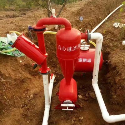 離心砂石過濾器灌溉首部過濾系統(tǒng)水肥一體化自動(dòng)反沖洗鋼制過濾器