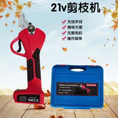 樹木枝條修剪設(shè)備鋰電池園藝手持式花枝剪 充電式加長桿剪枝機
