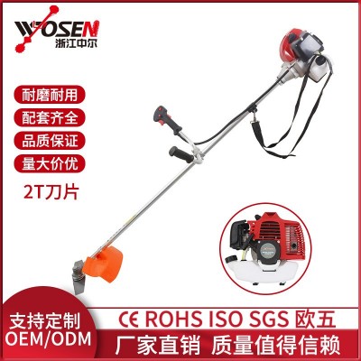 側掛式打草機大功率40-5割灌機收割多功能除草機家用汽油割草機