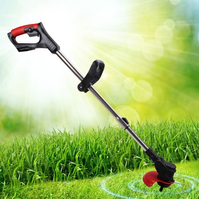 12v 24v 迷你小型便攜式手持家用鋰電割草機，充電修枝機