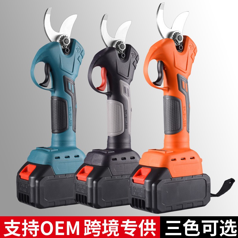 鋰電修枝剪電動(dòng)剪刀果樹修枝剪刀充電式電剪刀強(qiáng)力園林剪 樹電剪