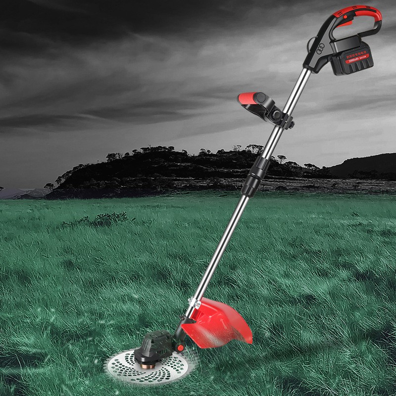 無刷鋰電割草機(jī)除鋤草機(jī)小型家用手持電動(dòng)打草機(jī)充電式草坪修剪機(jī)