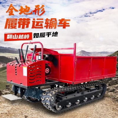 腳踏式柴油履帶車 翻斗自卸履帶運輸車 履帶運輸車小型農(nóng)用廠家