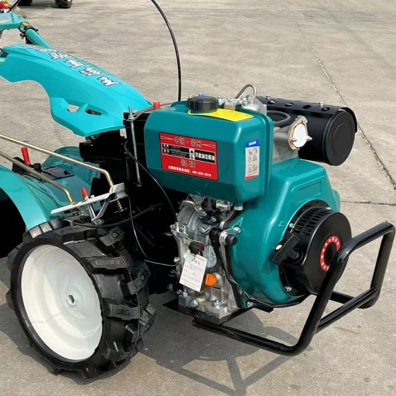 微型多功能耕地機 果園四驅后旋微耕機 大馬力電啟動旋耕田機