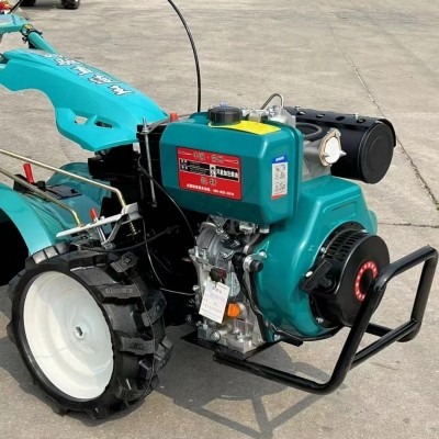 微型多功能耕地機 果園四驅后旋微耕機 大馬力電啟動旋耕田機