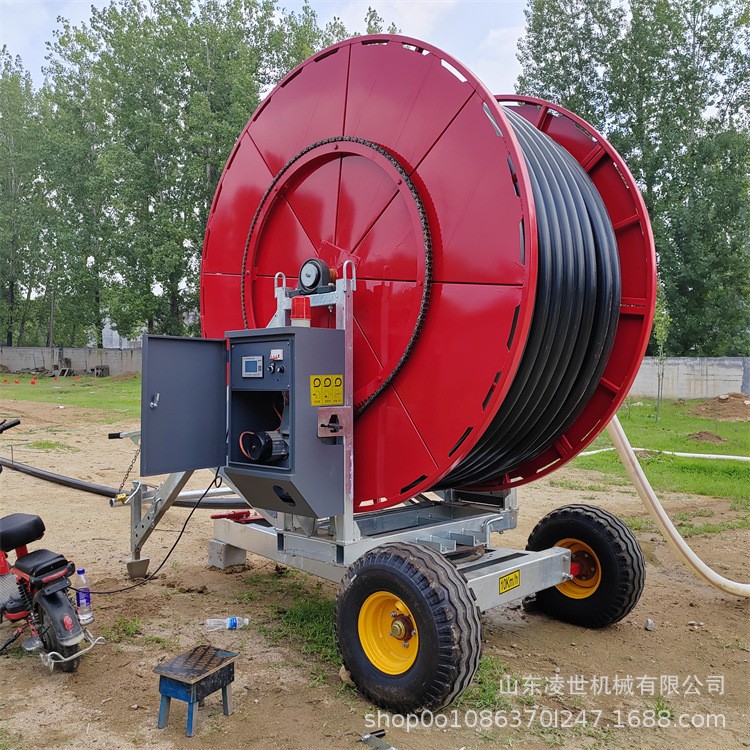 絞盤式噴灌機 澆地神器灌溉設備 大型多噴頭全自動移動式噴灌澆地