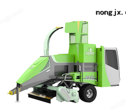 自動秸稈收集圓捆機
