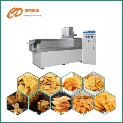 休閑食品生產(chǎn)線 小型膨化食品加工設(shè)備 雙螺桿膨化機(jī)