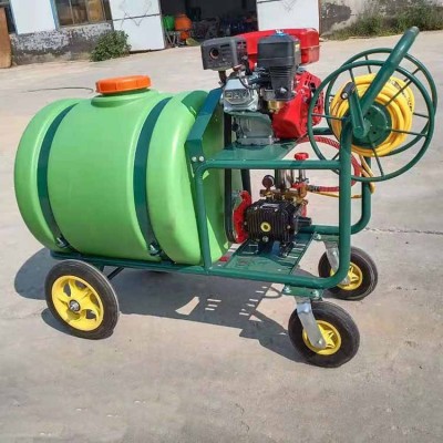 小型果園果樹(shù)噴霧機(jī) 手推式高壓拉管噴霧器 多功能打藥機(jī)