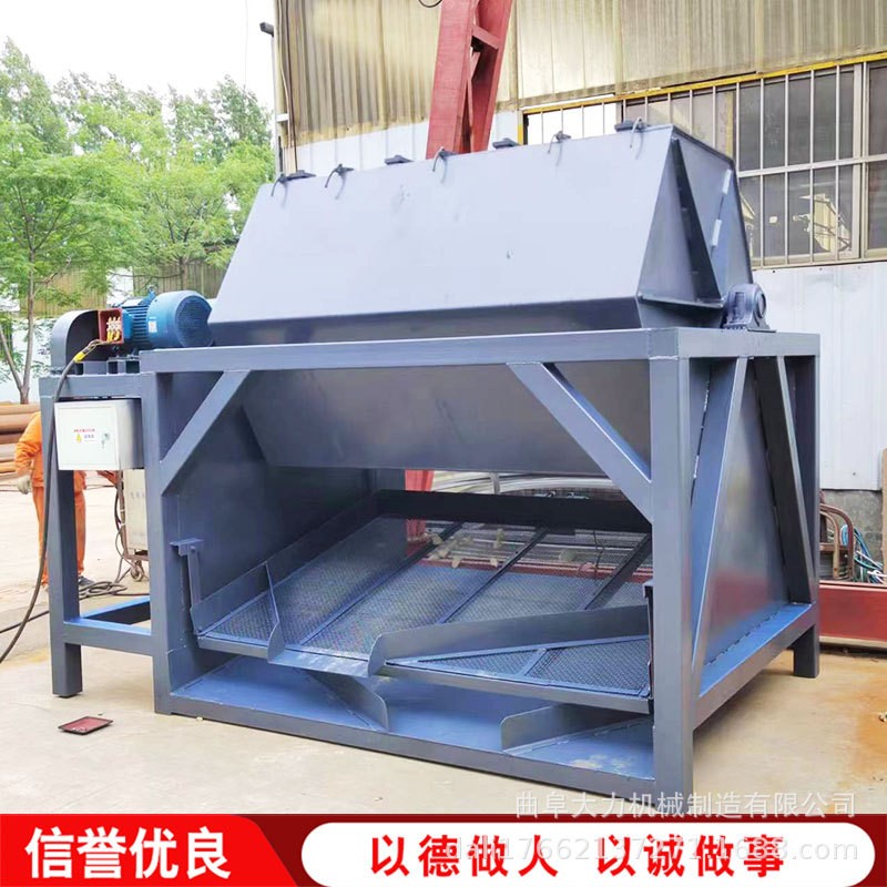 木頭倒圓腳去毛刺次滾筒拋光機 高效率省力干式鐵件除銹研磨機