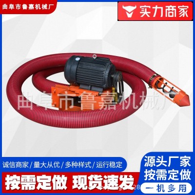 魯嘉機械廠軟管吸料上料機 車載式吸糧機 大吸力螺旋蛟龍吸沙機