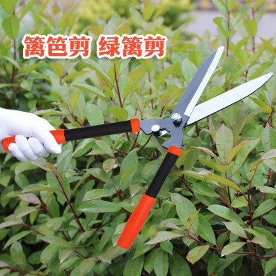 園林專用綠籬剪園藝大剪刀強(qiáng)力修剪樹(shù)枝綠化籬笆剪草坪剪園林工具
