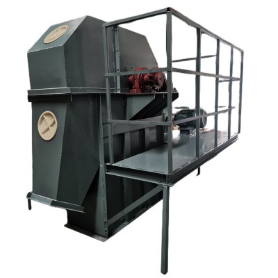 飼料廠配套皮帶斗式提升機 石子用鋼斗式輸送機撈坑提升機上料機